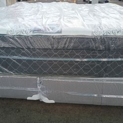 Brand New King Size Pillowtop Mattress Included Box Spring Free Delivery Depends On Location 