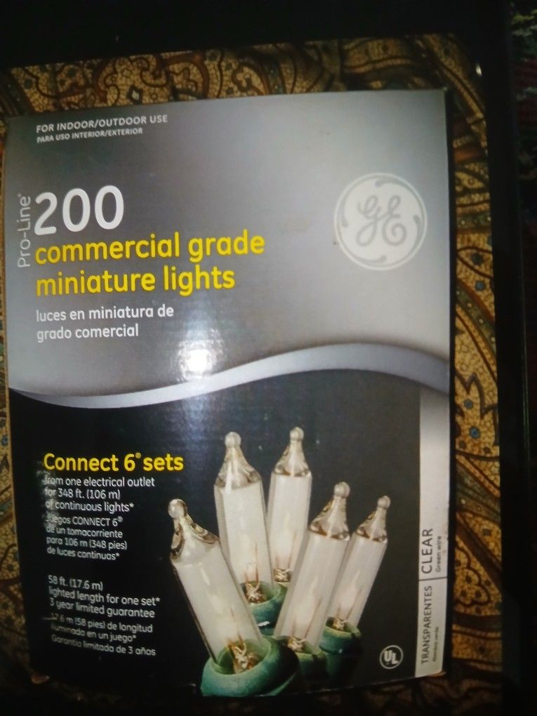 200 White Led Xmas Lights