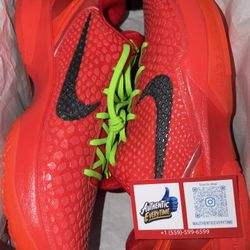 Kobe Reverse Grinch 6 Nike Zoom Protro NEW