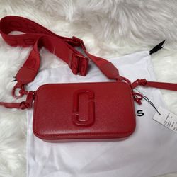 Marc Jacobs Snapshot Crossbody Bag Sandcastle Geranium