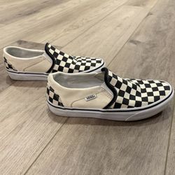 Vans | Slip-On Shoe | Black and White Checkered | Women’s Size 7