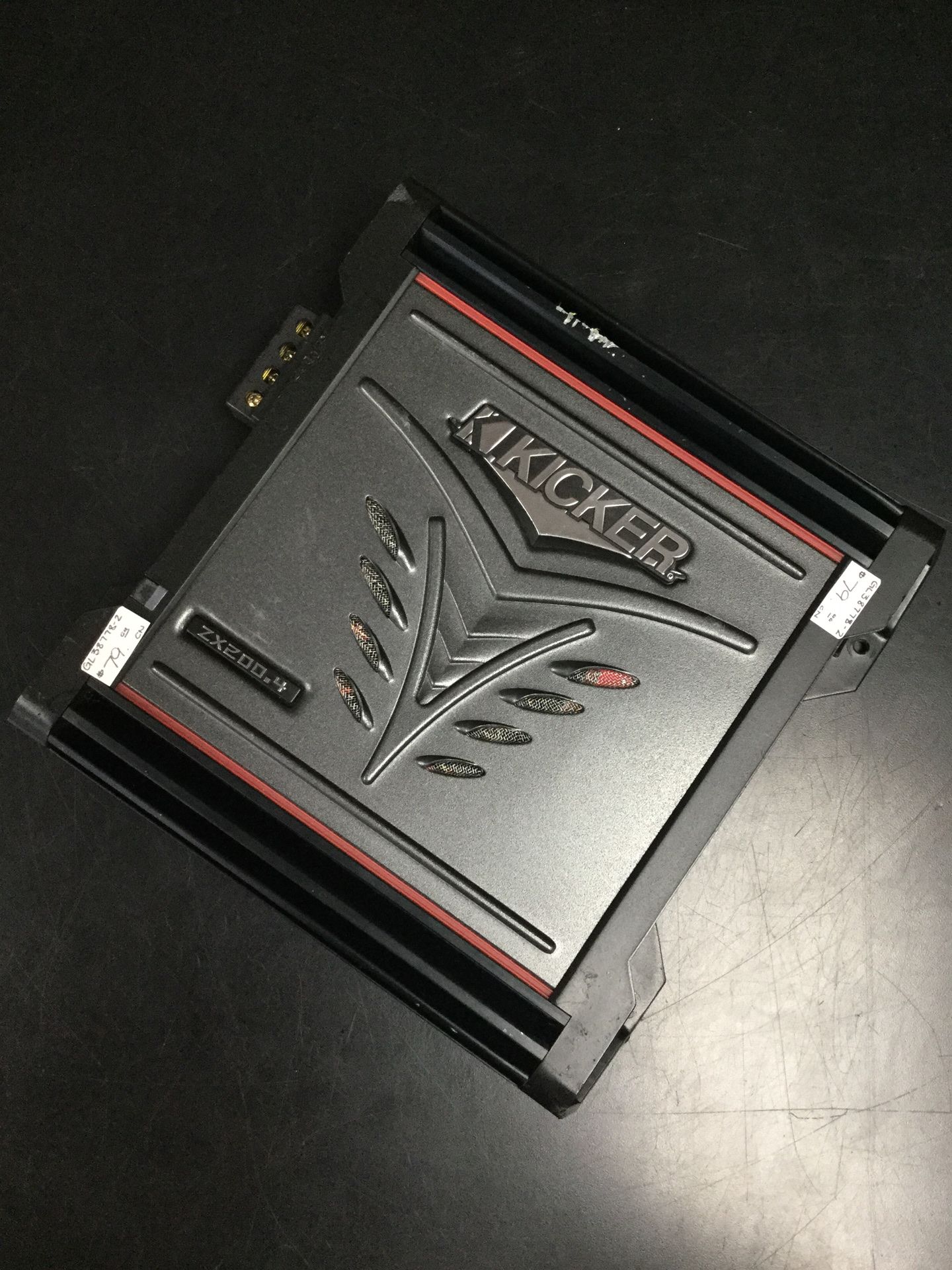 Kicker ZX200.4 4-Channel 200W RMS Car Amplifier