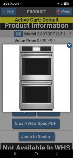 GECafe Wall oven