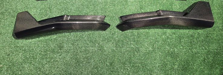 BMW G80 G82 G83 CARBON FIBER M PERFORMANCE REAR CANARDS SPLITTERS