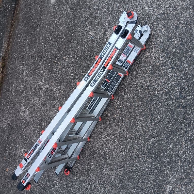 Little Giant 26foot Leveler 375Lbs M26 Folding Ladder With Wheels Excellent Condition. For Pick Up Fremont Seattle. No Low Ball Offers/Trades Please