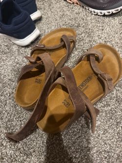 Birkenstock Brown Leather Sandals — EU 37