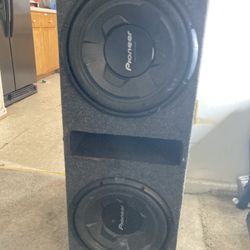 12 Inch Pioneer Speakers In Box