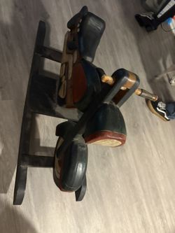 wooden rocker