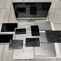 lot of laptop and table for spare parts or to repair  make a reasonable offer