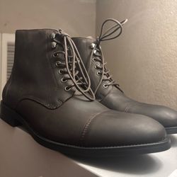 Quince moctoe leather boots
