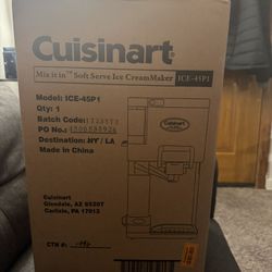 Brand New Unopened Ice Cream Maker