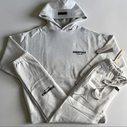 Fear of God Mens Grey Hoodie