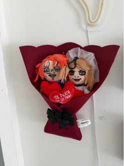Chucky and Tiffany plush