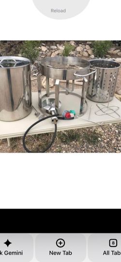 Stainless Propane Burner Cooker - Turkey Fryer -