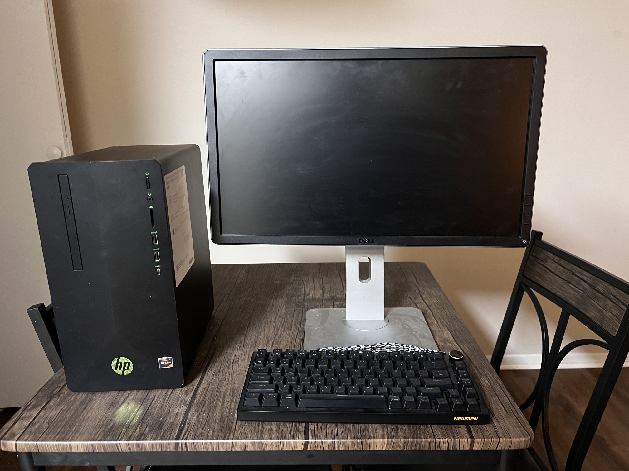 HP Pavilion Gaming Desktop With keyboard & monitor