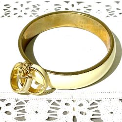 Vintage Monet Earrings & a Cream Bracelet