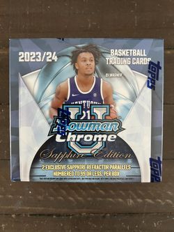 2023 Bowman University Chrome Sapphire Hobby Box