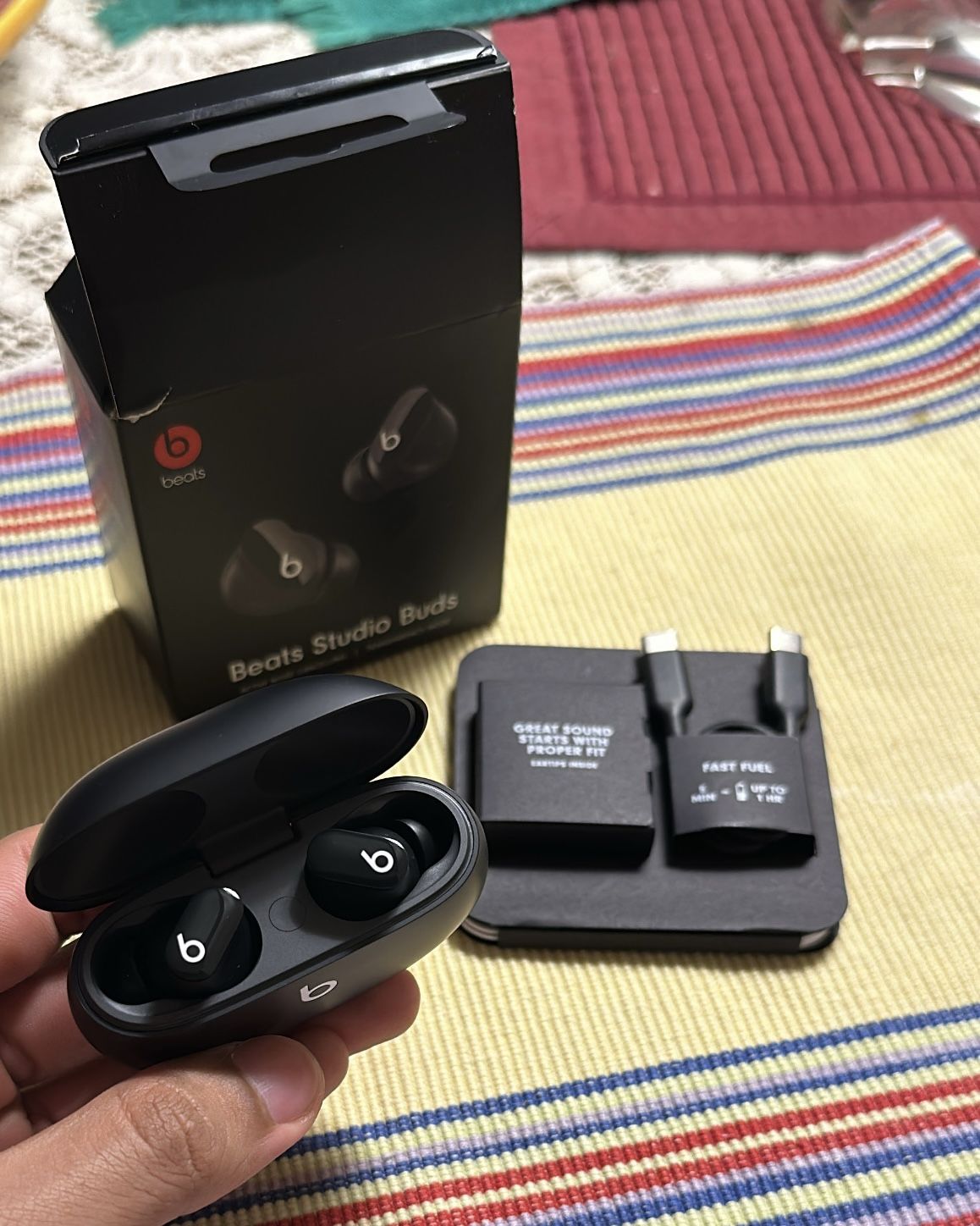 Beats Studio Buds - Black (New, Open Box)