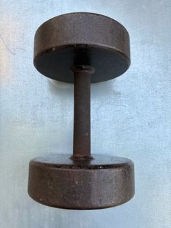 Single 40 Ib Cast Iron Dumbbell