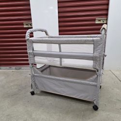 Clear-Vue Co-Sleeper Bassinet, Grey