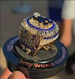 Dodgers Clayton Kershaw 2024 World Series Replica Ring SGA 9/22