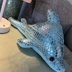 Adorable NEW stuffed dolphin, decorator toy