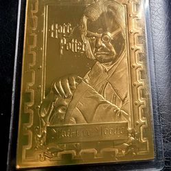 Harry Potters Mad-eye Moody For Sale, One Gold Card $20.00 ,Any Two Gold Cards For $30.00