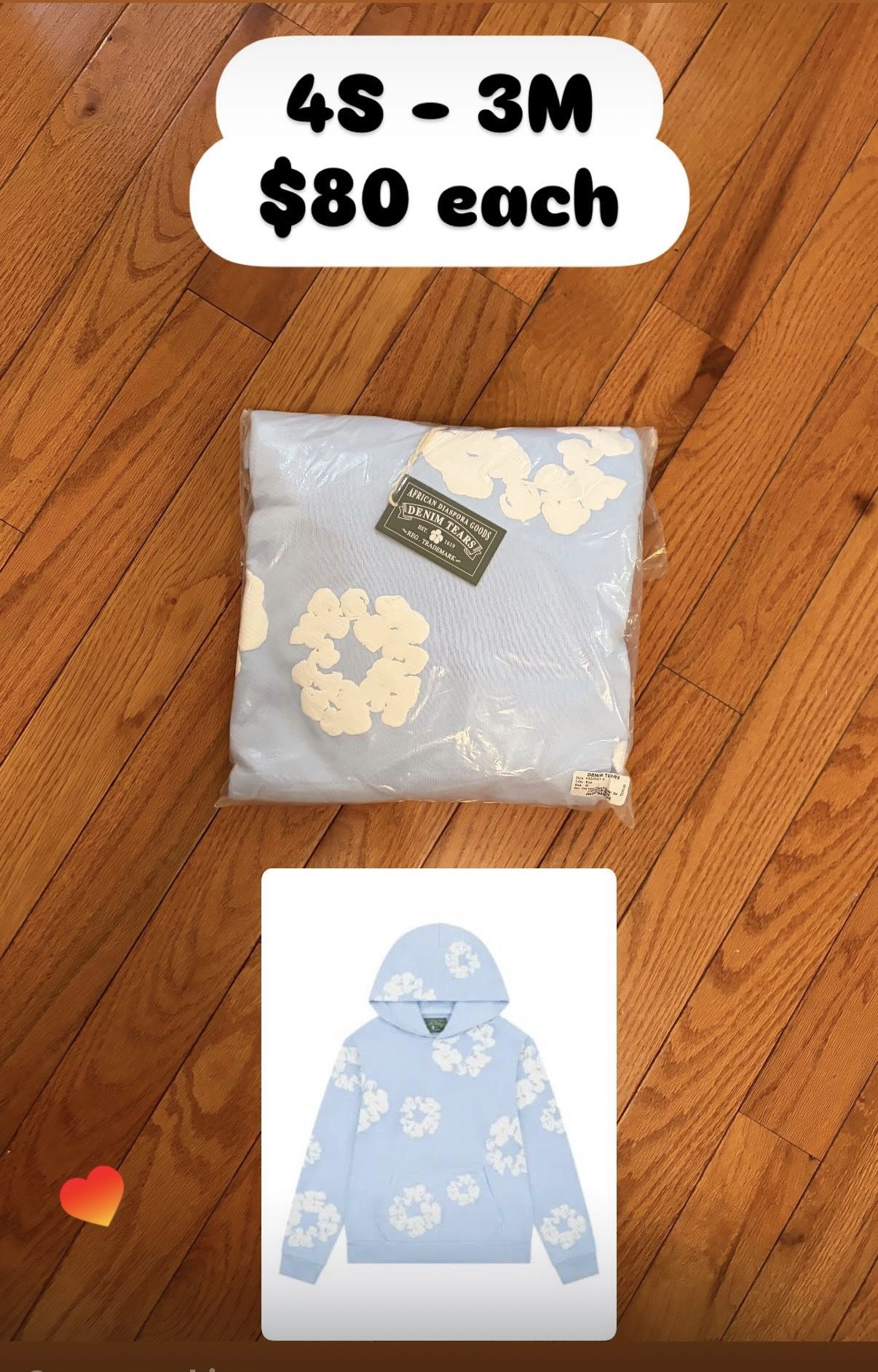 Denim Tear Hoodie