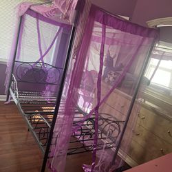 Bed Frame With Canopy