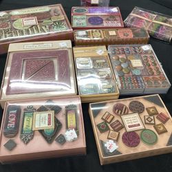 Scrap Booking Accents, Buttons, Eyelets, Labels, And Metals (Individually Priced)