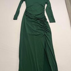 Long Green Dress, Size Small 