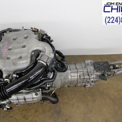 JDM 2003-2006 NISSAN 350Z INFINITI G35 VQ35-DE ENGINE WITH 6SPEED M/T WIRING & ECU