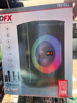 8" professional  professional Bluetooth rechargeable speaker led circle party lights 24 hr battery life