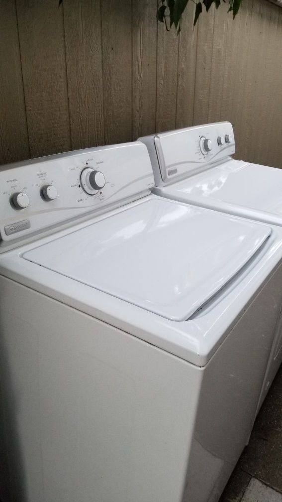 Maytag washer and Dryer used in good condition.