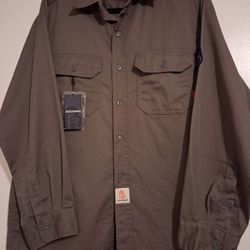 Button Up Shirt BOCOMAL Brand ( Medium )