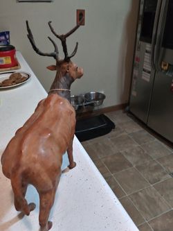 Deer statue