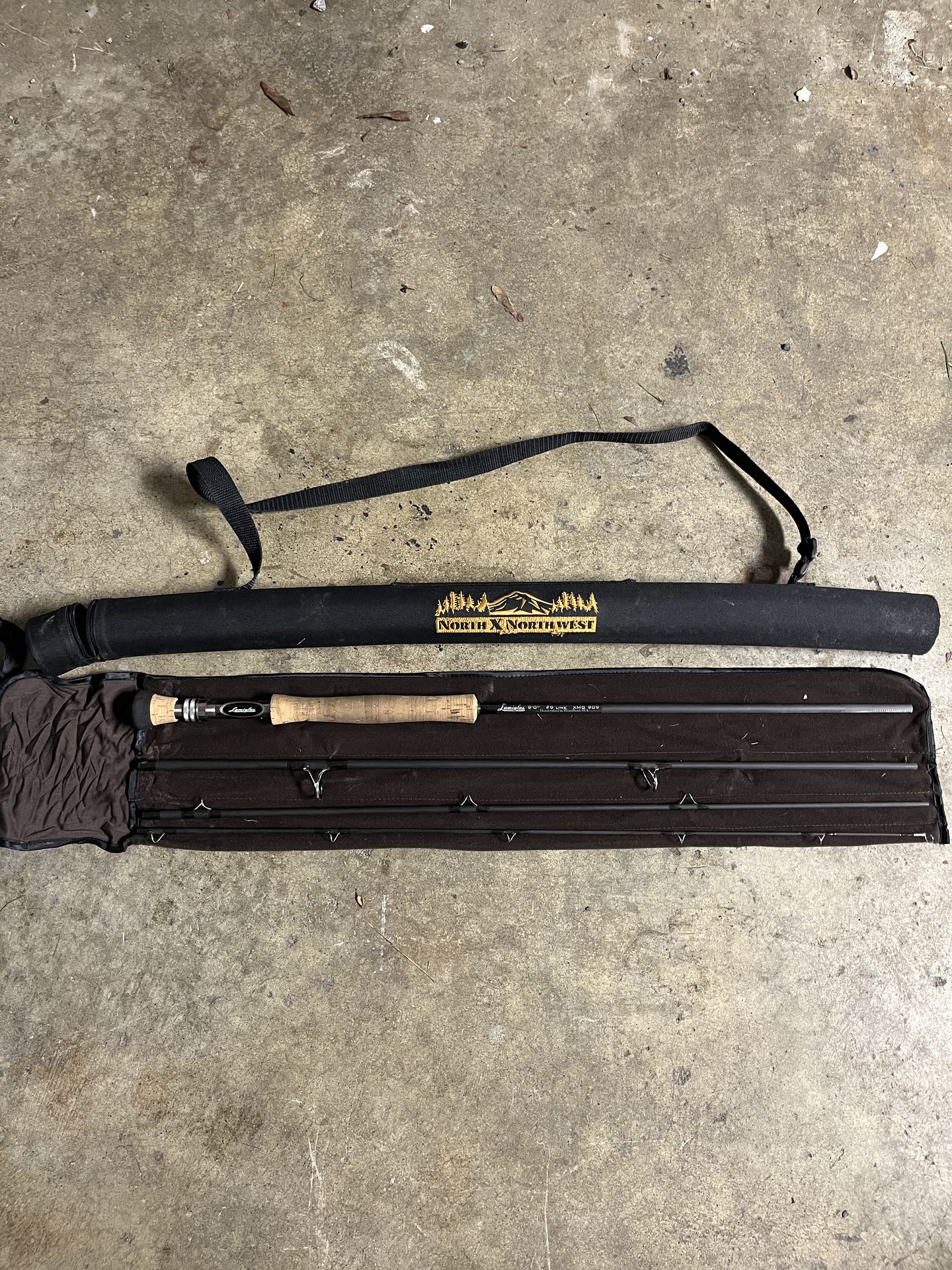 Laminglas 9’ fly rod XMG 909