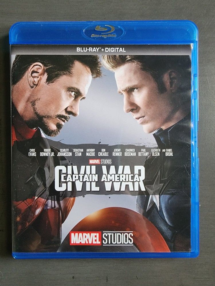 Captain Amaerica Civil War Blu Ray (Digital Code Not Included)