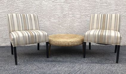 Two Side Accent Chairs 