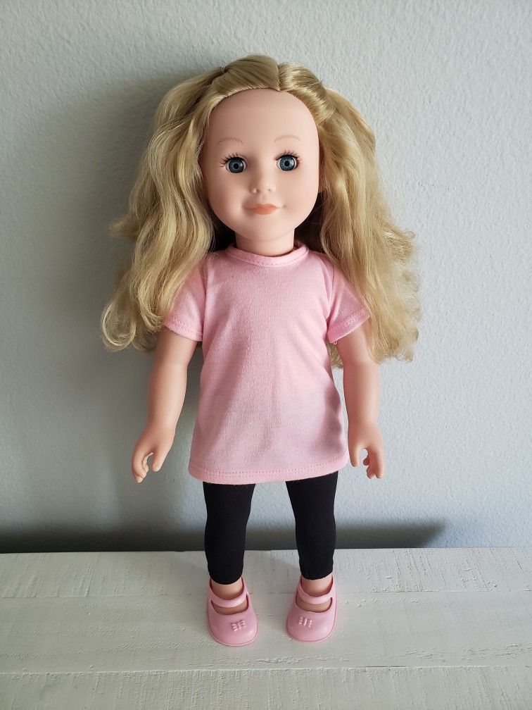 Modern Girls by Creatology - Madeleine. She wears 18" doll clothes.