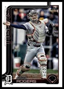 2025 Topps Jake Rogers #55 Detroit Tigers A