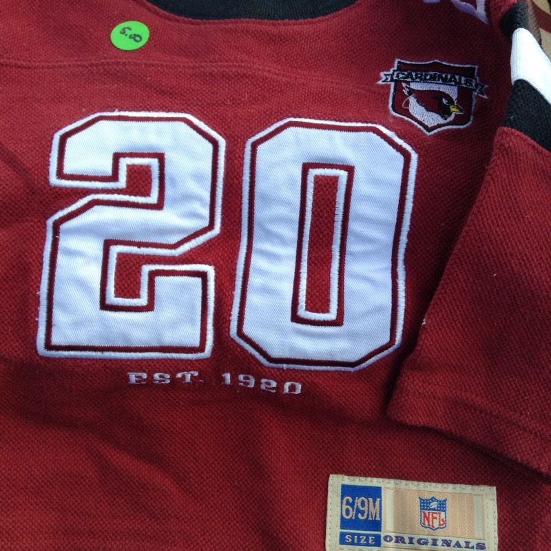Cardinal 6/9 mo onesie