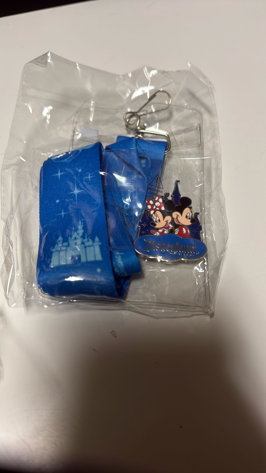 2016 Disney Pin, Lanyard And Badge Holder