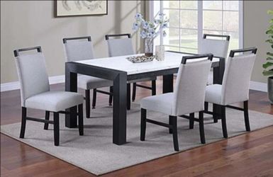 Faux Marble Dining Set