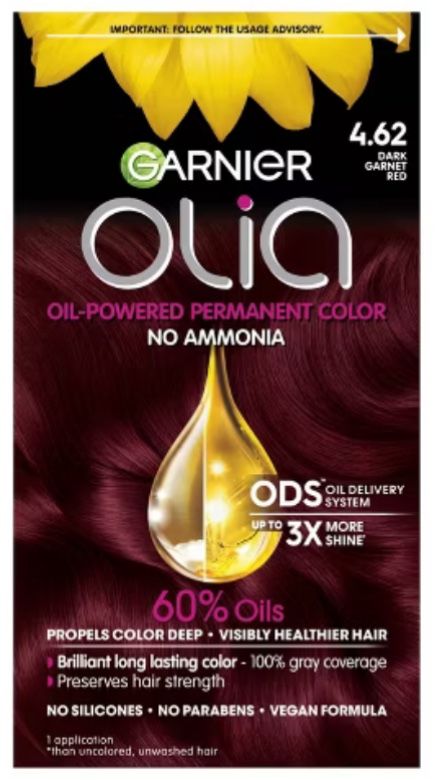 Grenier Olia Hair Color 4.62 Dark Garnet Red
