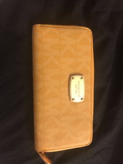 Michael Kors yellow wallet