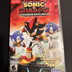 I’m asking $35 Sonic X Shadow Generations It’s In Good Condition