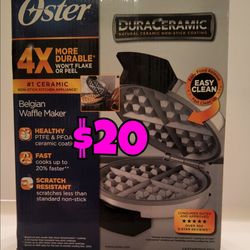 OSTER Waffle Maker Like New   $20