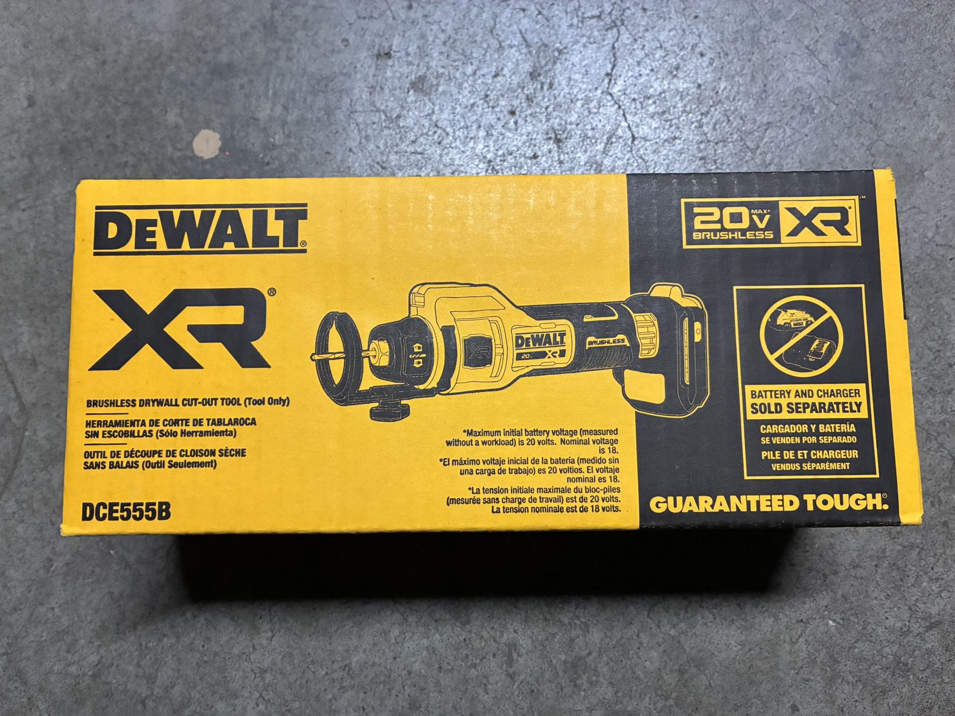DeWalt Cordless Drywall Cutout Tool - 20v XR - Tool Only