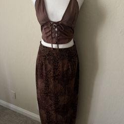 Vintage maxi skirt